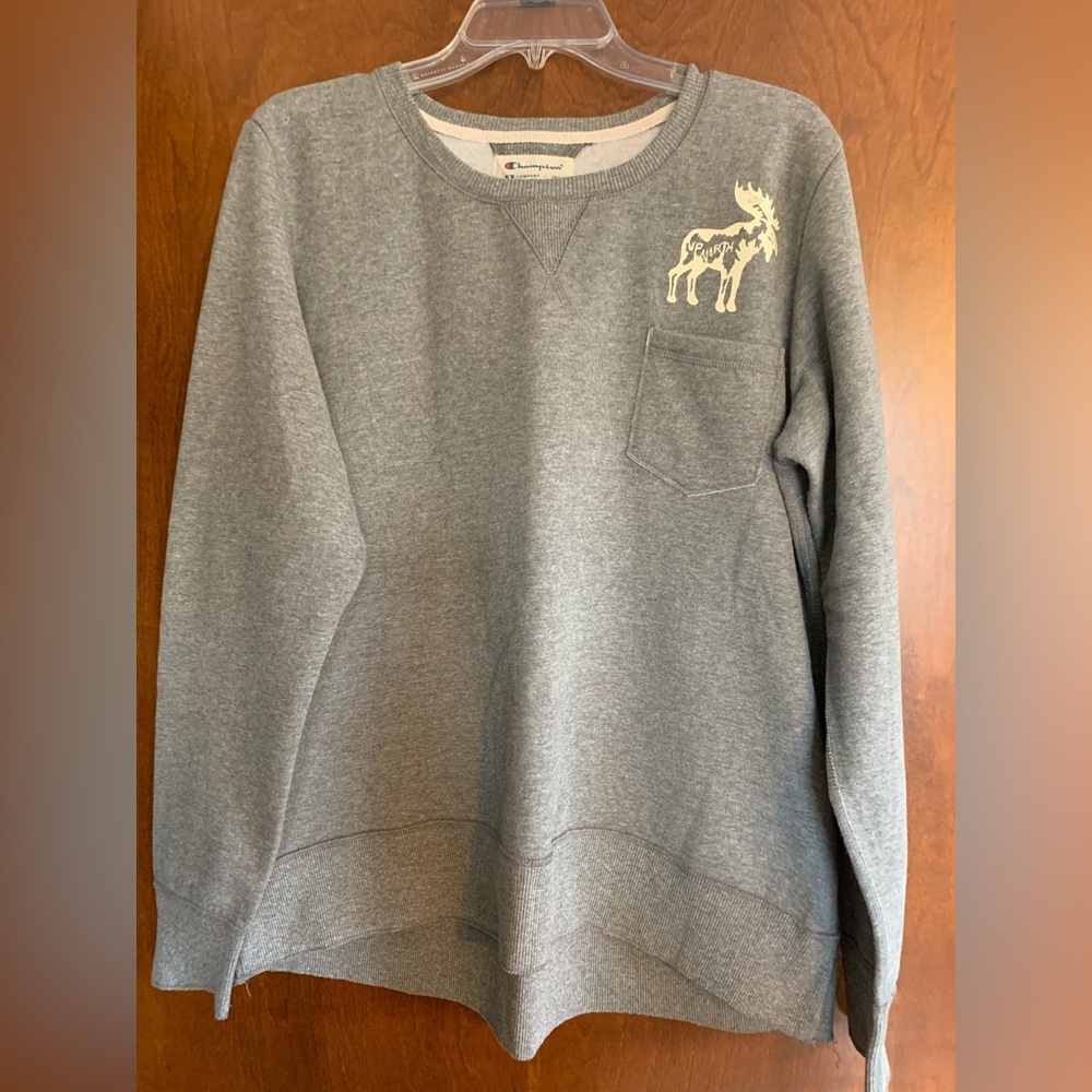 Champion Sweatshirt with Up North Moose